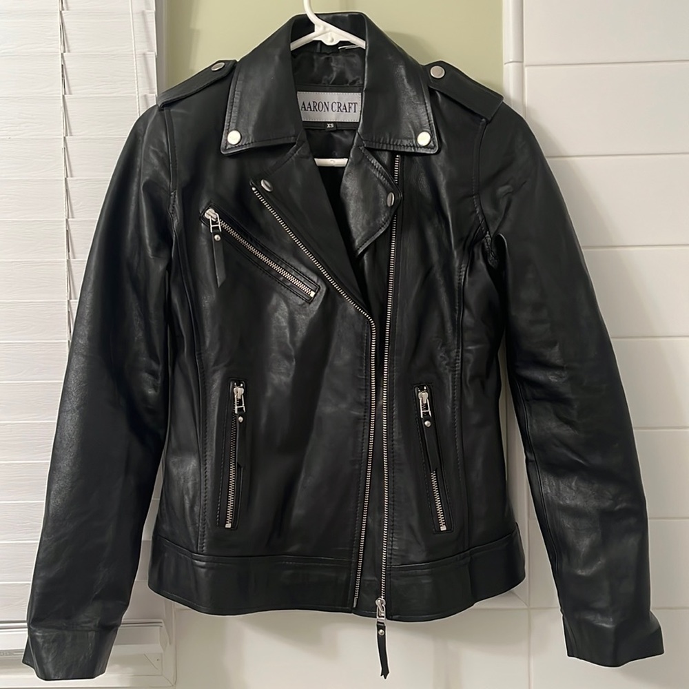 Womens leather jacket